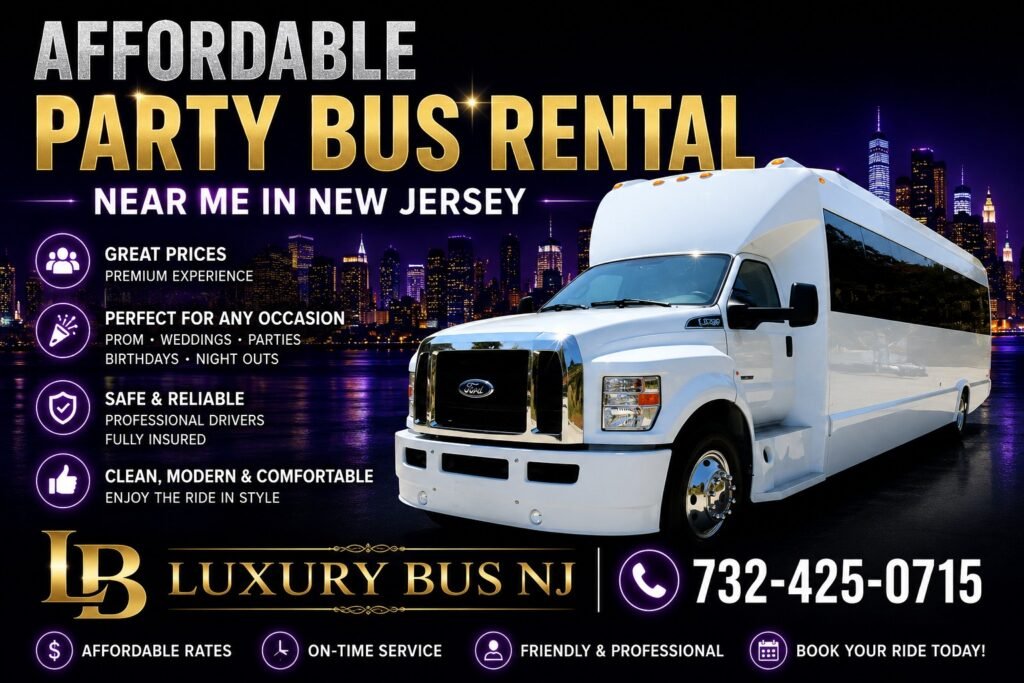 Cheap Party Bus Rental Near Me