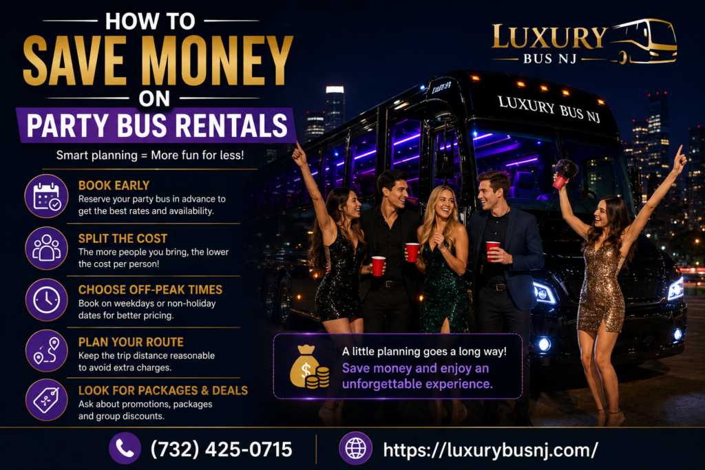 How to Save Money on Party Bus Rentals: Your Guide to a Cheap Limo Rental in NJ