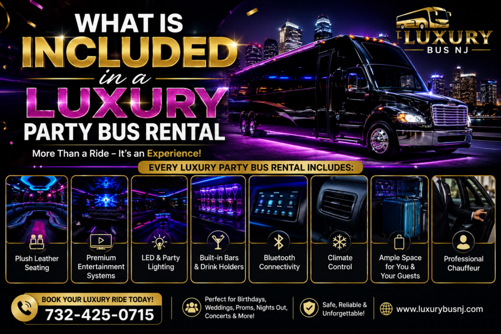 What Is Included in a Luxury Party Bus Rental?