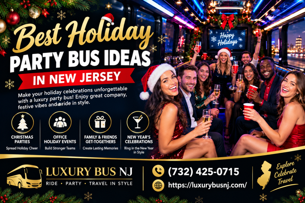 holiday party bus NJ