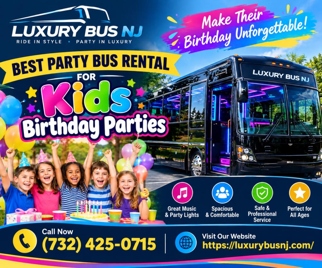 kids birthday party bus
