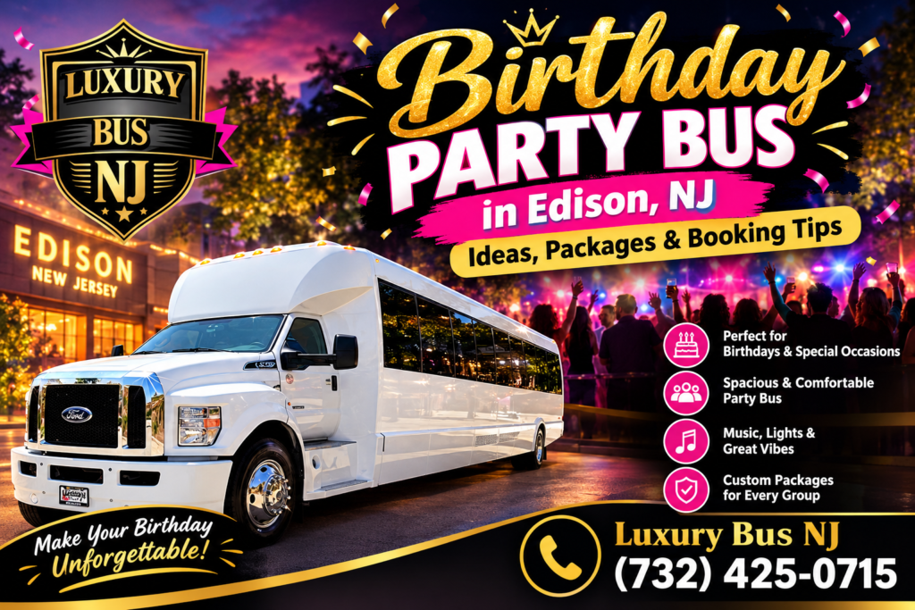 Birthday Party Bus in Edison, NJ: Ideas, Packages & Booking Tips