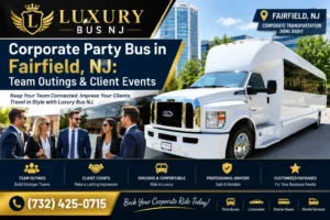Corporate Party Bus in Fairfield, NJ: Team Outings & Client Events