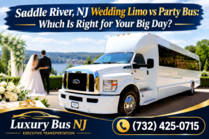 Saddle River, NJ Wedding Limo vs Party Bus: Which Is Right for Your Big Day?